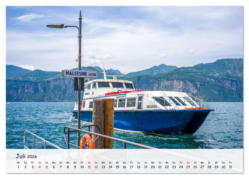 Malcesine - Am Ostufer des Gardasees (CALVENDO Premium Wandkalender 2026)