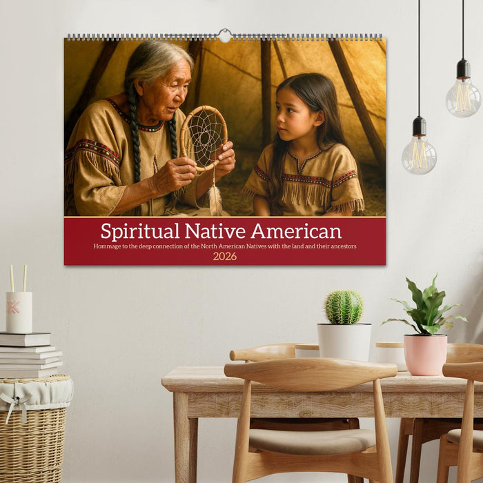Spiritual Native American (CALVENDO Monthly Calendar 2026)