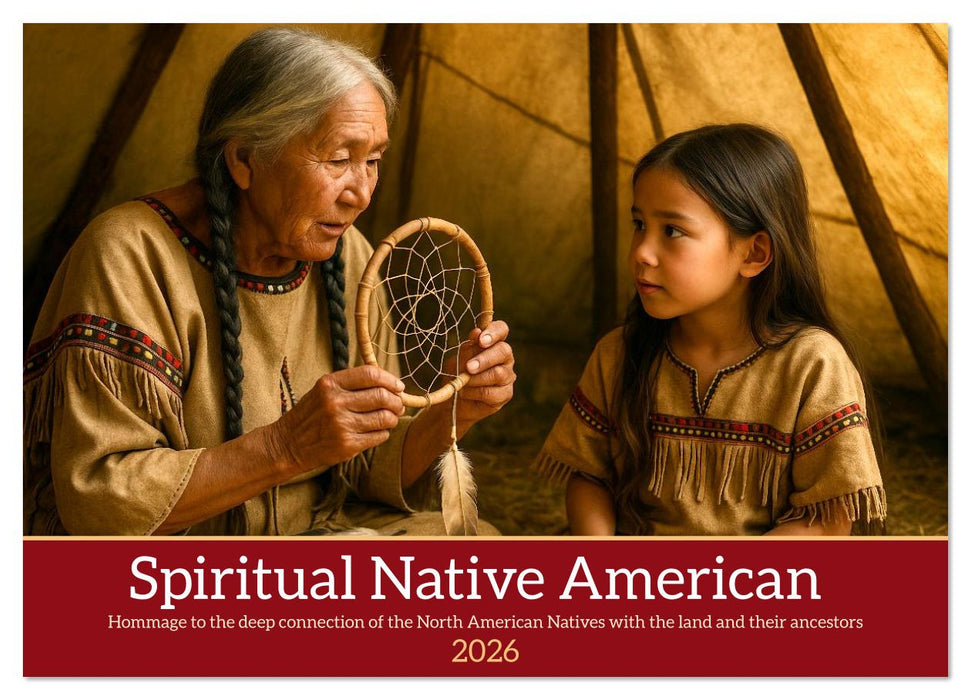 Spiritual Native American (CALVENDO Monthly Calendar 2026)