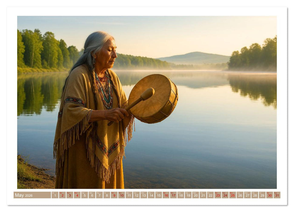 Spiritual Native American (CALVENDO Monthly Calendar 2026)