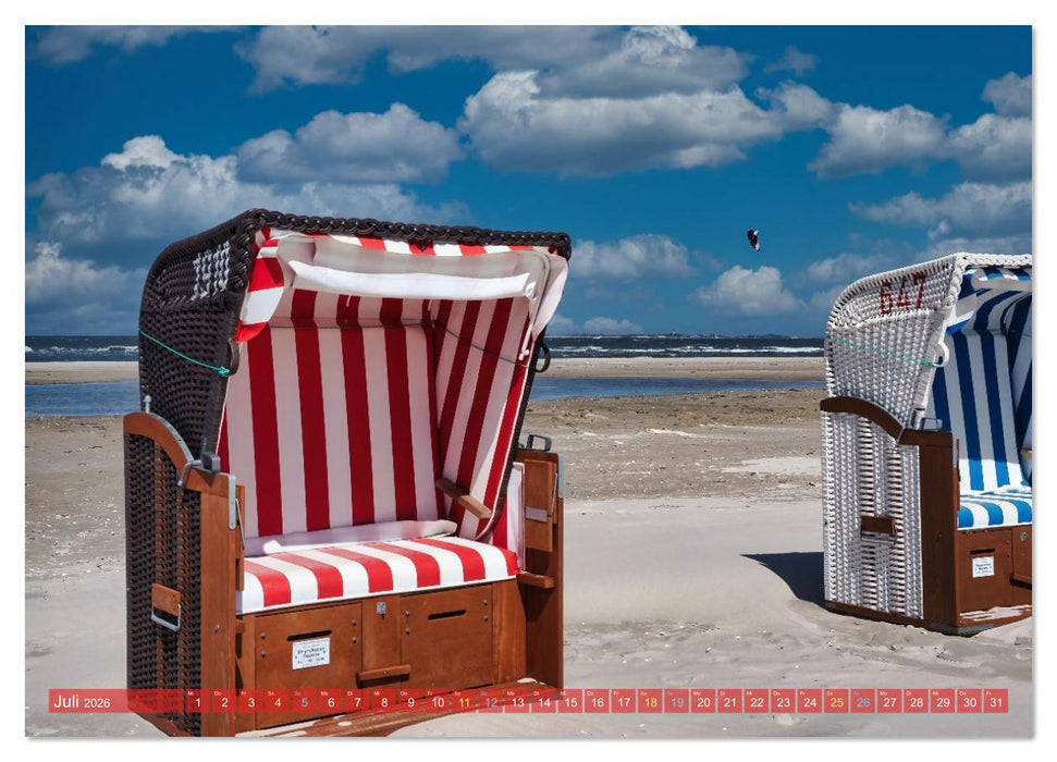 Amrum einfach schön (CALVENDO Premium Wandkalender 2026)