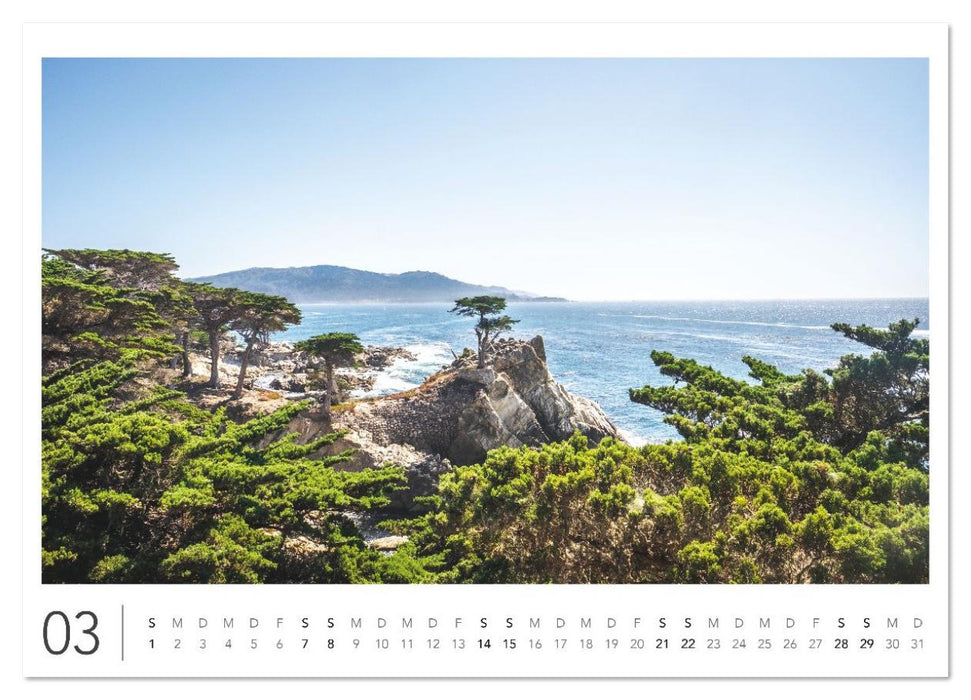 California Highway No. 1 - Die schönste Küstenstraße der USA (CALVENDO Wandkalender 2026)