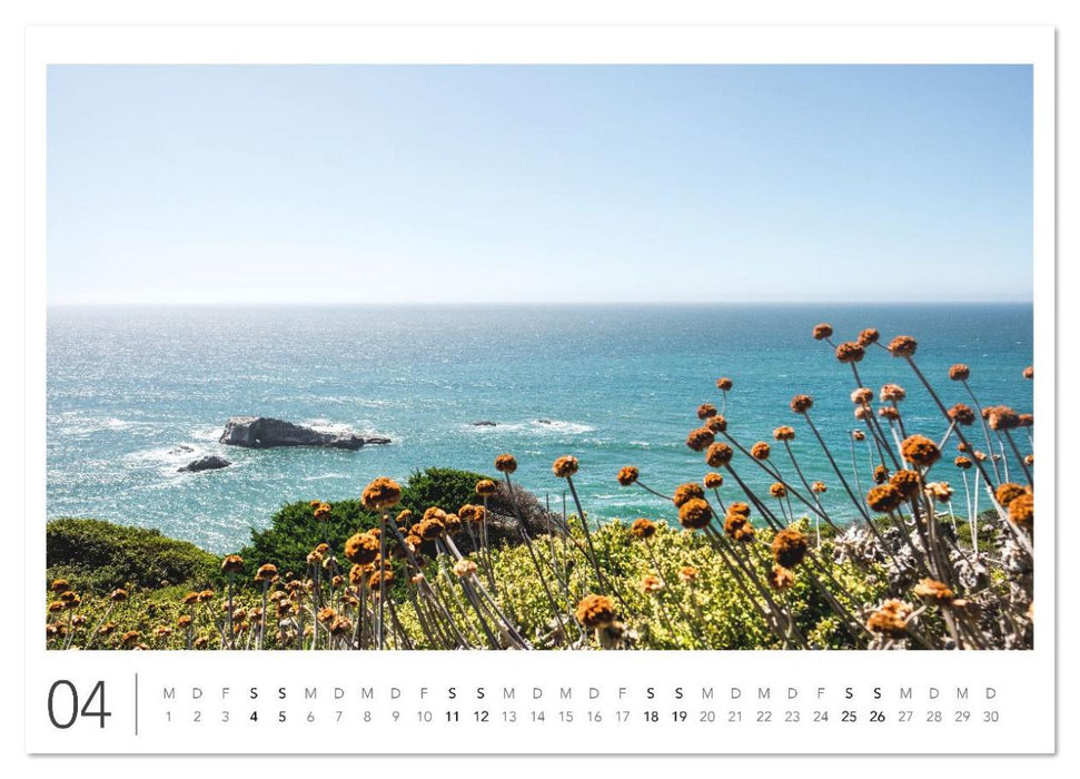 California Highway No. 1 - Die schönste Küstenstraße der USA (CALVENDO Wandkalender 2026)
