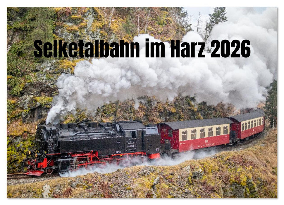 Selketalbahn im Harz (CALVENDO Wandkalender 2026)