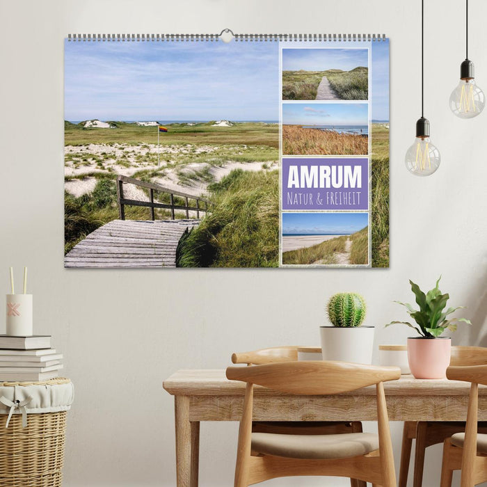 Amrum: Natur und Freiheit (CALVENDO Wandkalender 2026)