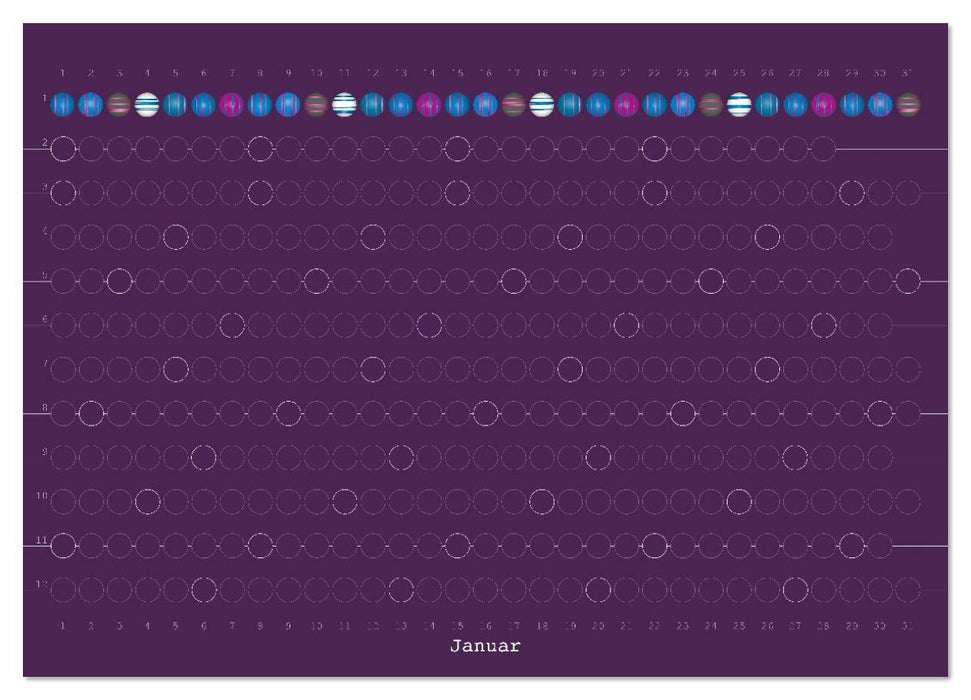 Perlenkalender (CALVENDO Wandkalender 2026)