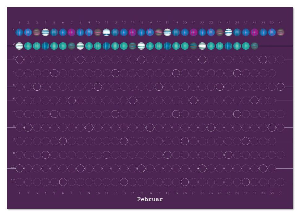 Perlenkalender (CALVENDO Wandkalender 2026)