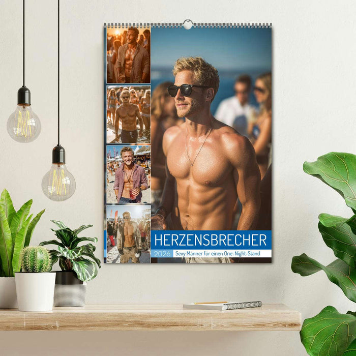 Herzensbrecher - Sexy Männer für einen One-Night-Stand (CALVENDO Wandkalender 2026)