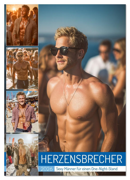 Herzensbrecher - Sexy Männer für einen One-Night-Stand (CALVENDO Wandkalender 2026)