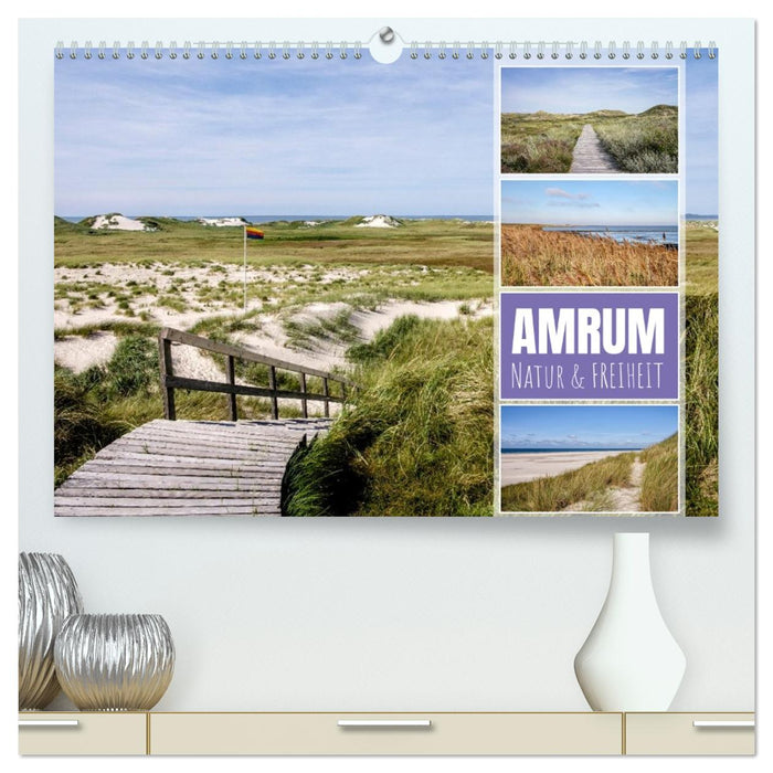 Amrum: Natur und Freiheit (CALVENDO Premium Wandkalender 2026)