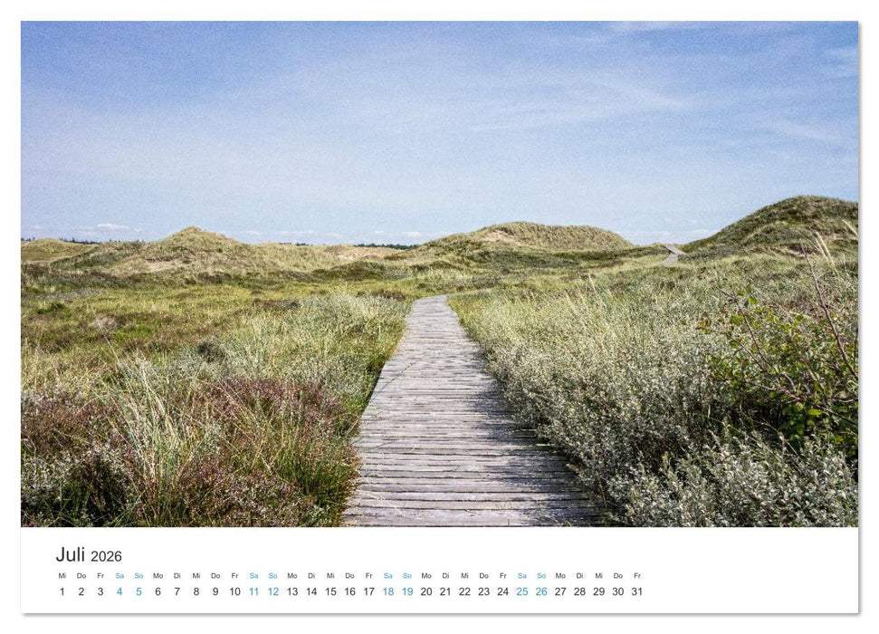 Amrum: Natur und Freiheit (CALVENDO Premium Wandkalender 2026)