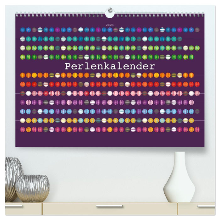 Perlenkalender (CALVENDO Premium Wandkalender 2026)