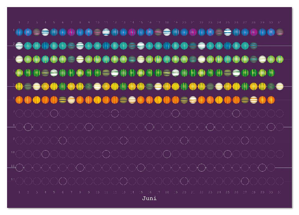 Perlenkalender (CALVENDO Premium Wandkalender 2026)