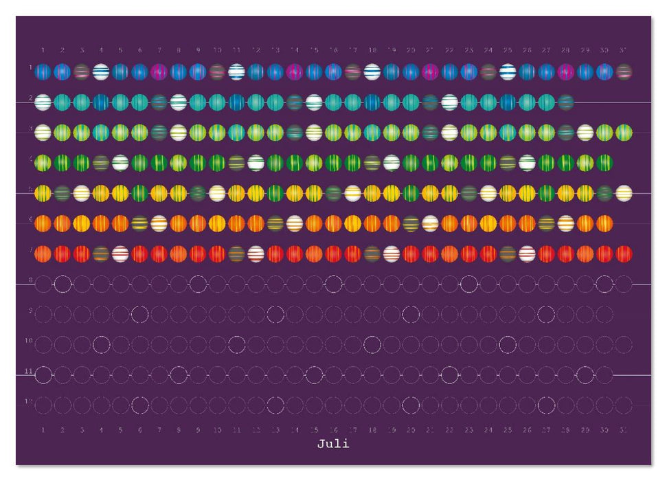 Perlenkalender (CALVENDO Premium Wandkalender 2026)