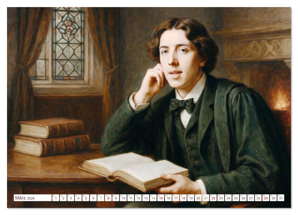 Oscar Wilde (CALVENDO Premium Wandkalender 2026)