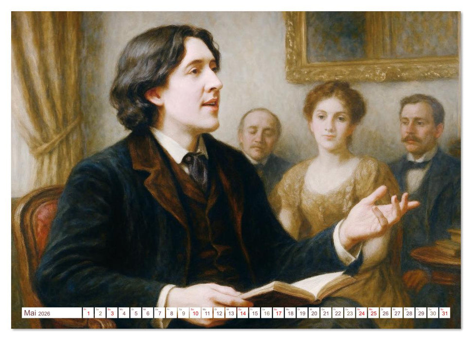 Oscar Wilde (CALVENDO Premium Wandkalender 2026)