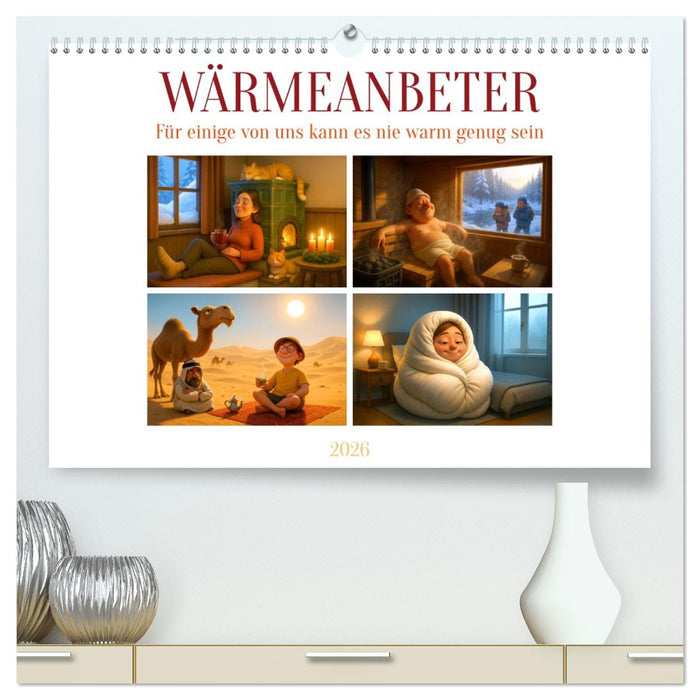 Wärmeanbeter (CALVENDO Premium Wandkalender 2026)