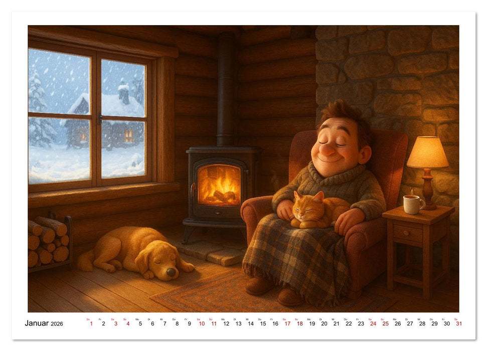 Wärmeanbeter (CALVENDO Premium Wandkalender 2026)