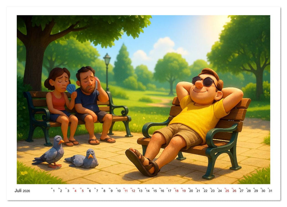 Wärmeanbeter (CALVENDO Premium Wandkalender 2026)