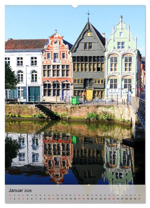 Löwen und Mecheln - Zwei Highlights in Belgien (CALVENDO Wandkalender 2026)