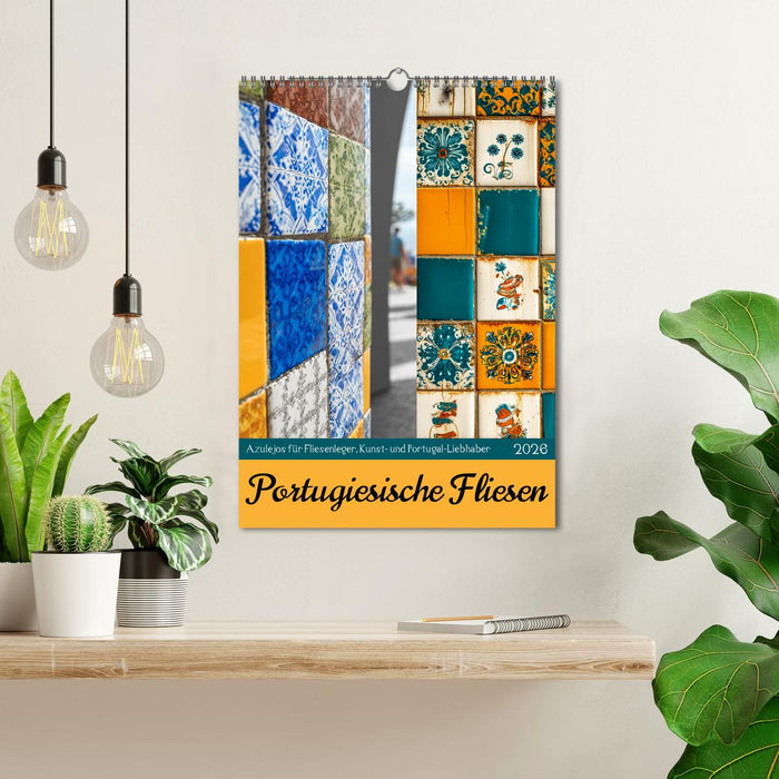 Portugiesischer Fliesen - Azulejos für Fliesenleger, Kunst- und Portugal-Liebhaber (CALVENDO Wandkalender 2026)
