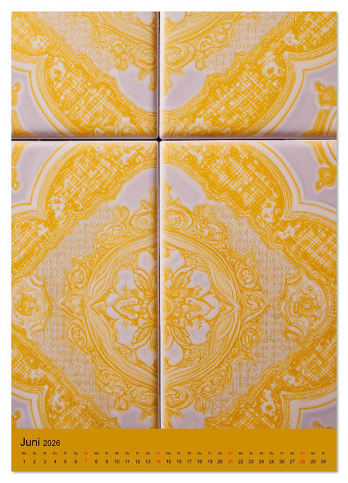 Portugiesischer Fliesen - Azulejos für Fliesenleger, Kunst- und Portugal-Liebhaber (CALVENDO Wandkalender 2026)