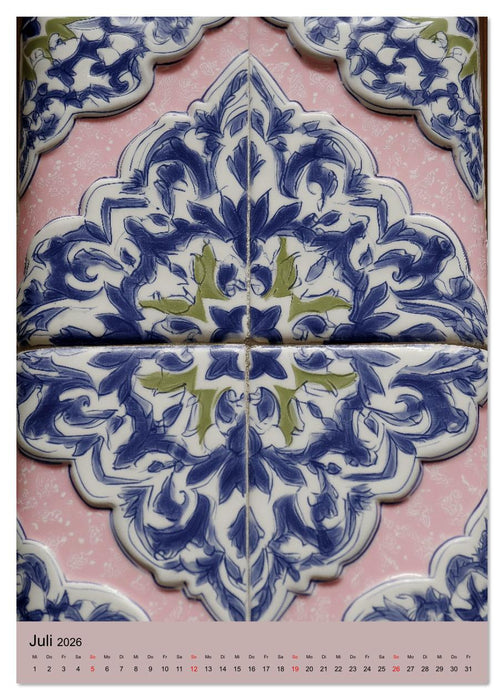 Portugiesischer Fliesen - Azulejos für Fliesenleger, Kunst- und Portugal-Liebhaber (CALVENDO Premium Wandkalender 2026)
