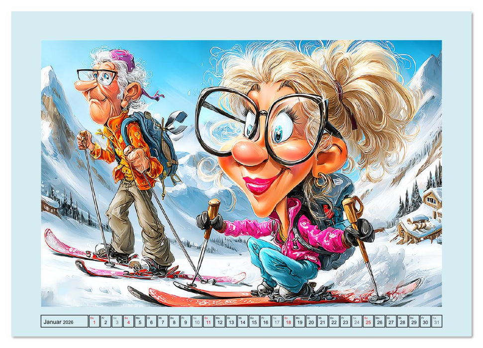 Rentner rocken das Leben! Mit Schwung durch den Ruhestand (CALVENDO Wandkalender 2026)