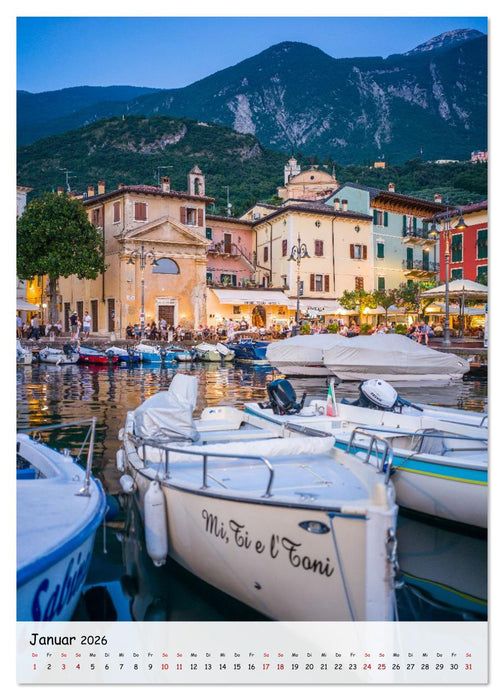 Malcesine - Eine Perle des Gardasees (CALVENDO Wandkalender 2026)