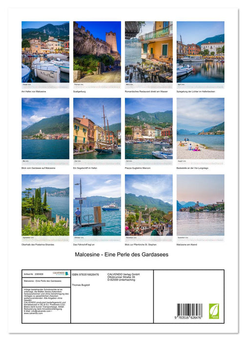 Malcesine - Eine Perle des Gardasees (CALVENDO Premium Wandkalender 2026)
