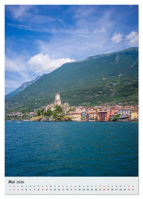 Malcesine - Eine Perle des Gardasees (CALVENDO Premium Wandkalender 2026)