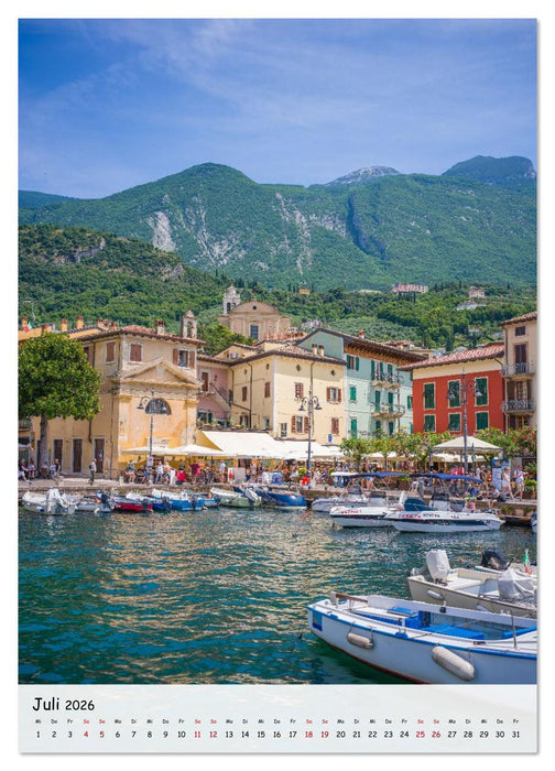 Malcesine - Eine Perle des Gardasees (CALVENDO Premium Wandkalender 2026)