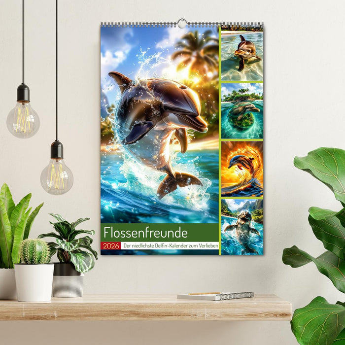 Flossenfreunde (CALVENDO Wandkalender 2026)