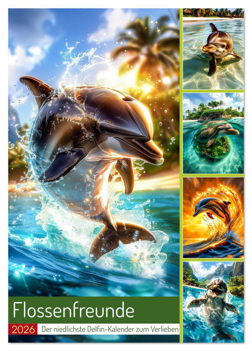 Flossenfreunde (CALVENDO Wandkalender 2026)