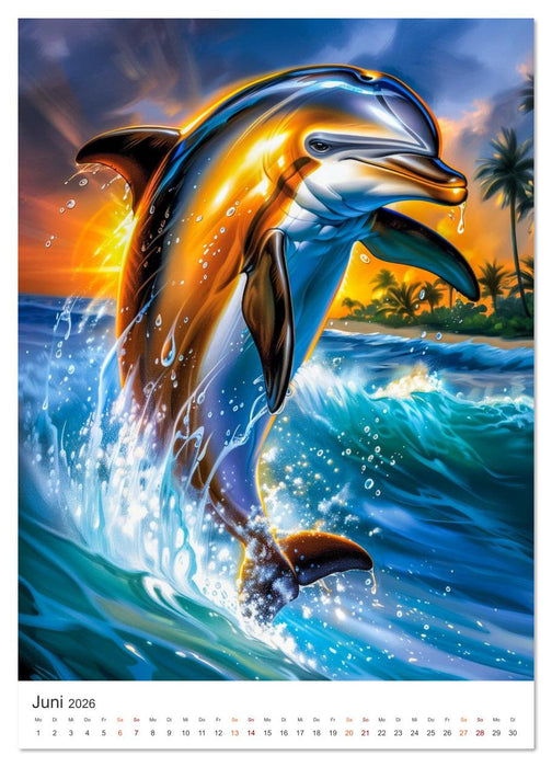 Flossenfreunde (CALVENDO Wandkalender 2026)