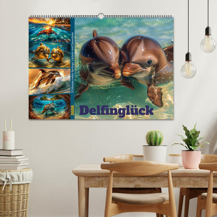 Delfinglück (CALVENDO Wandkalender 2026)