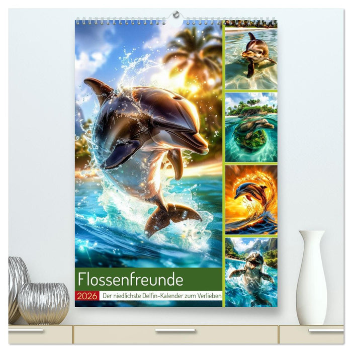 Flossenfreunde (CALVENDO Premium Wandkalender 2026)