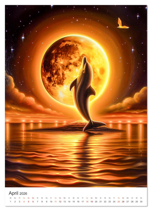 Flossenfreunde (CALVENDO Premium Wandkalender 2026)