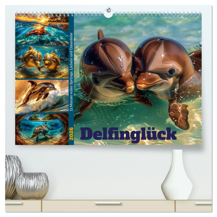 Delfinglück (CALVENDO Premium Wandkalender 2026)