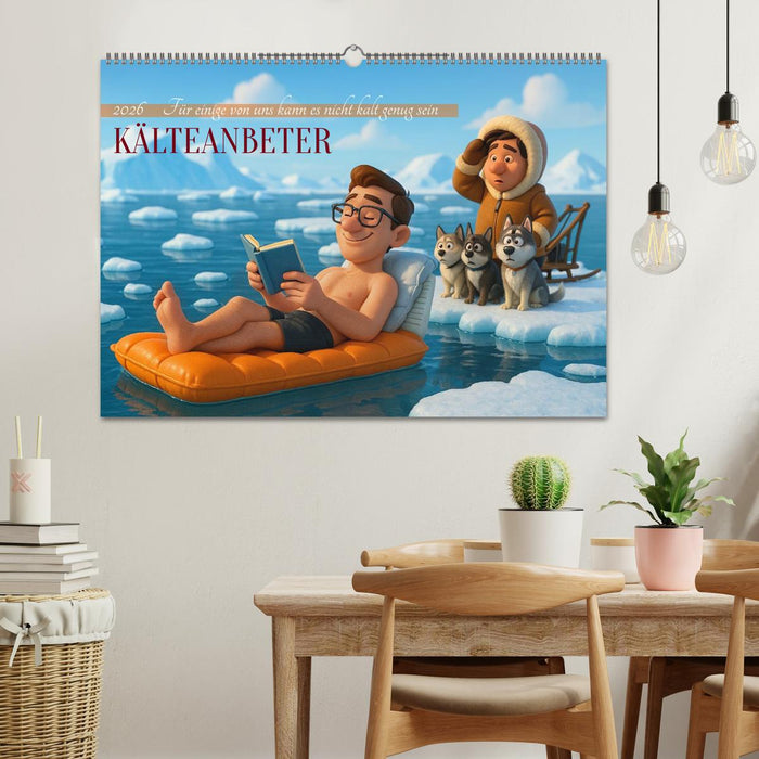 Kälteanbeter (CALVENDO Wandkalender 2026)