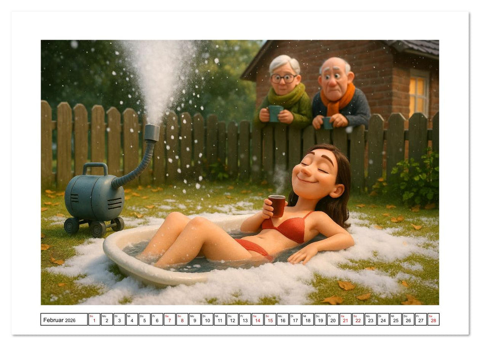 Kälteanbeter (CALVENDO Wandkalender 2026)