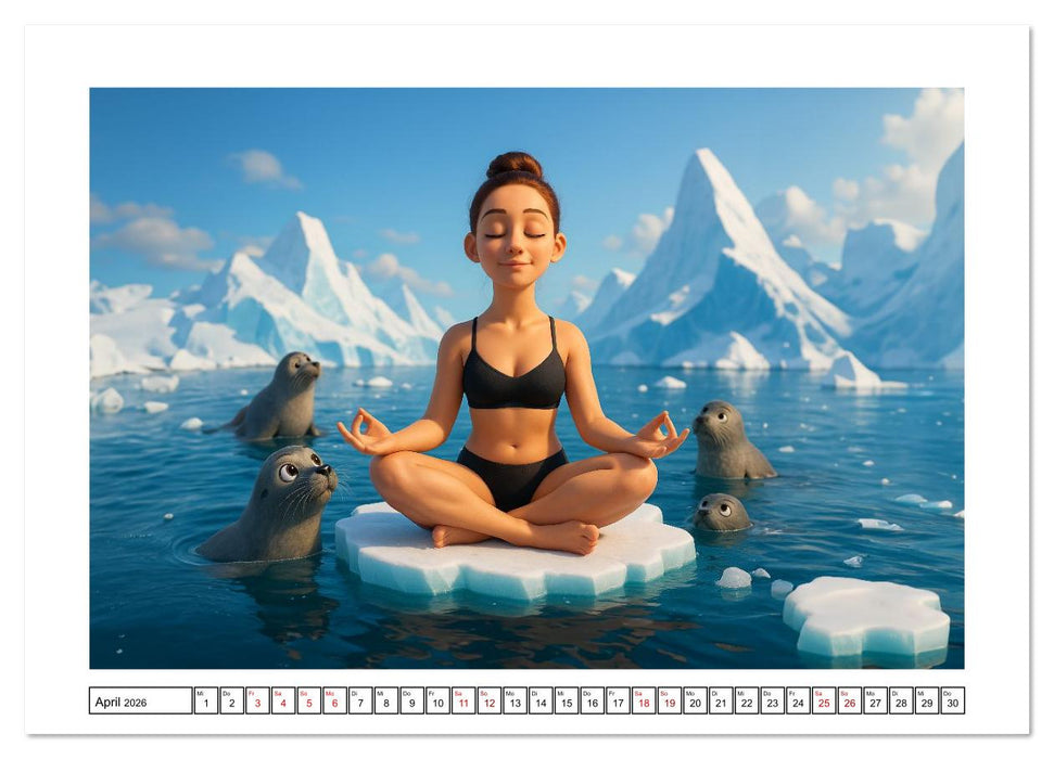 Kälteanbeter (CALVENDO Wandkalender 2026)