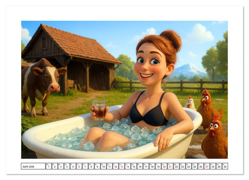 Kälteanbeter (CALVENDO Wandkalender 2026)