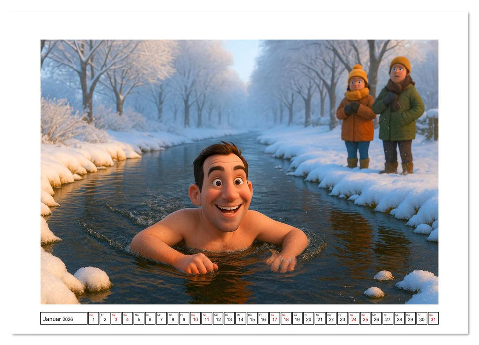 Kälteanbeter (CALVENDO Premium Wandkalender 2026)