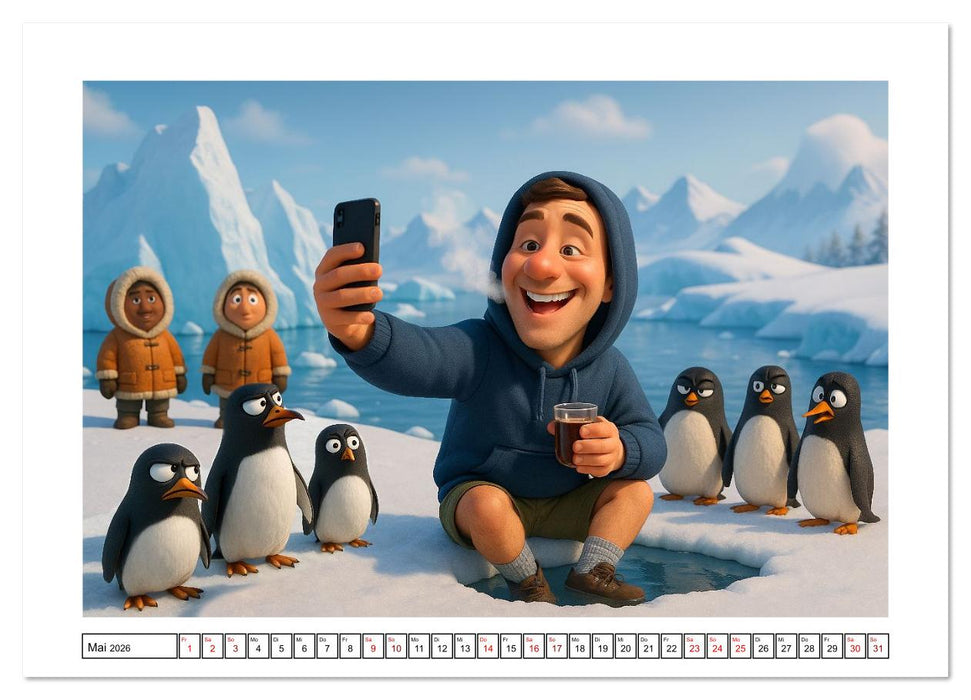 Kälteanbeter (CALVENDO Premium Wandkalender 2026)