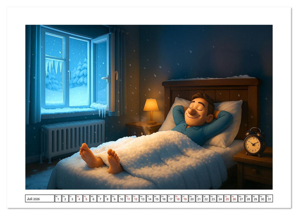 Kälteanbeter (CALVENDO Premium Wandkalender 2026)