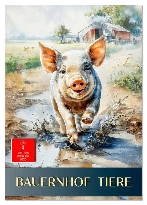 Bauernhof Tiere (CALVENDO Wandkalender 2026)