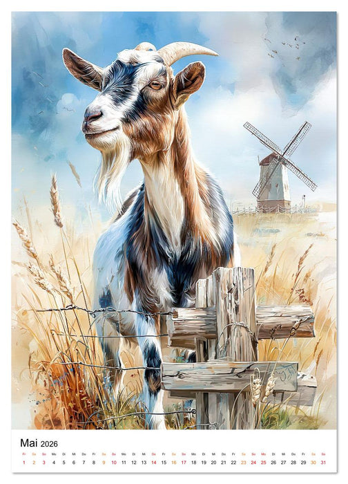 Bauernhof Tiere (CALVENDO Premium Wandkalender 2026)
