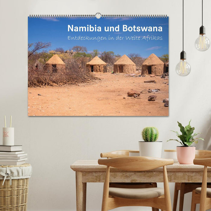 Namibia und Botswana - Entdeckungen in der Weite Afrikas (CALVENDO Wandkalender 2026)