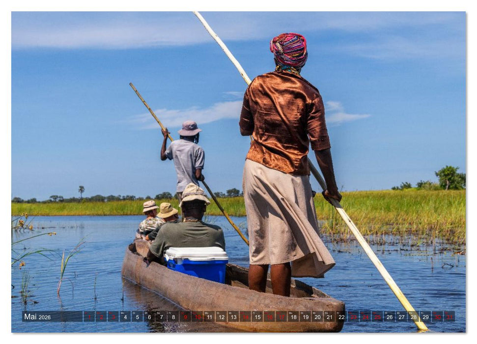 Namibia und Botswana - Entdeckungen in der Weite Afrikas (CALVENDO Premium Wandkalender 2026)